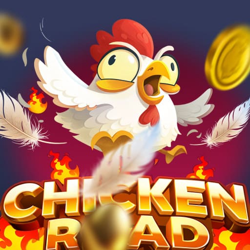 Chicken Road logo del juego.